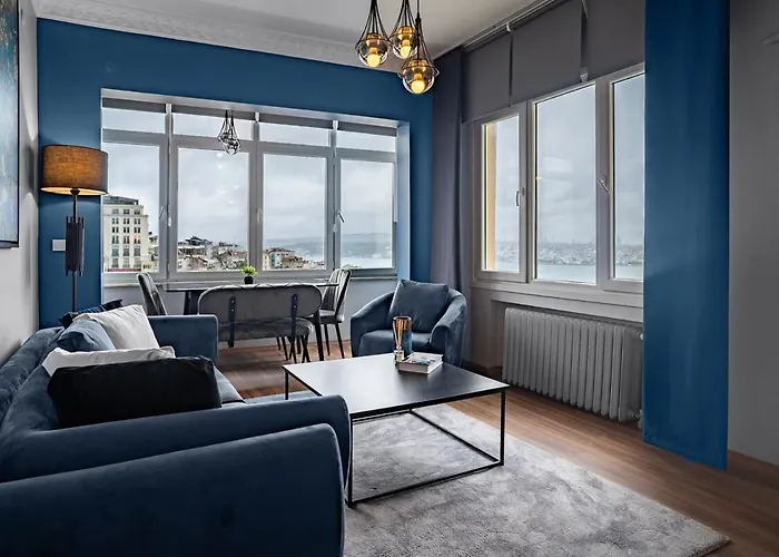 Elegant 2br Haven With Magnificent Bosphorus View 公寓 伊斯坦布尔