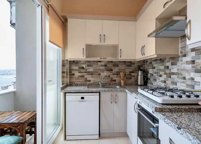 公寓 Elegant 2br Haven With Magnificent Bosphorus View